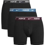 Nike Kalsonger 9P Everyday Cotton Boxer Svart/Vinröd bomull Medium Her...