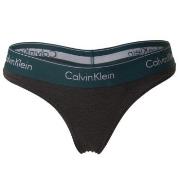 Calvin Klein Trosor 2P Modern Cotton Thong Mörkgrå X-Small Dam