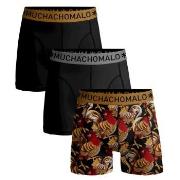 Muchachomalo Kalsonger 6P Cotton Stretch Boxers Rooster Svart mönstrad...