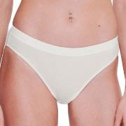 Sloggi Trosor 2P GO Casual High Leg Briefs Benvit bomull X-Small Dam