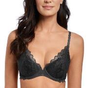 Wacoal BH Lace Perfection Plunge Push Up Bra Svart A 80 Dam