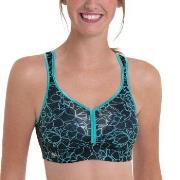 Anita BH Active Air Control DeltaPad Sports Bra Svart/Blå C 90 Dam