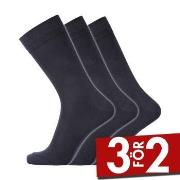 Dovre Strumpor 3P Cotton No-Elastic Socks Marin Strl 40/45 Herr