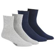 Damella Strumpor 2P Seamless Socks Marin/Grå Strl 43/46 Dam