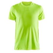 Craft ADV Esssence SS Tee M Limegrön polyester Large Herr