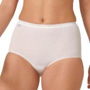 Sloggi Trosor 2P Basic Plus Maxi Briefs Vit bomull 48 Dam