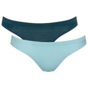 Sloggi Trosor 4P ZERO Motion Mini Brief Blå polyester Large Dam