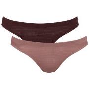 Sloggi Trosor 4P ZERO Motion Mini Brief Brun polyester X-Small Dam