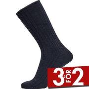 Egtved Strumpor Wool No Elastic Rib Socks Marin Strl 40/45