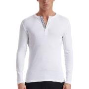 JBS Long Sleeved T-Shirt Vit ekologisk bomull Medium Herr