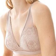 Mey BH Poetry Fame Triangle Bra With Lace Beige polyamid X-Large Dam