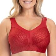 Miss Mary Lovely Jacquard Soft Bra BH Röd G 90 Dam