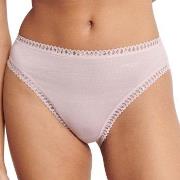 Sloggi Trosor 3P GO Crush High Leg Briefs Sand/rosa bomull Medium Dam