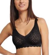 Sloggi BH ZERO Feel Bliss Soft Bra Svart Large Dam