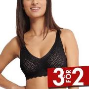 Sloggi BH ZERO Feel Bliss Soft Bra Svart M+ Dam