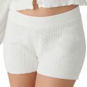 PJ Salvage Sweatheart Pointelle Short Vit Mönstrad bomull X-Large Dam