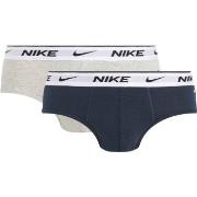 Nike Kalsonger 2P Everyday Cotton Stretch Brief Grå/Blå bomull Large H...