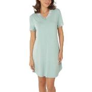 Lady Avenue Bamboo Nightdress SS Mintgrön Bambu Medium Dam