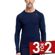 Dovre Jacquard Baselayer Marin ull XX-Large Herr