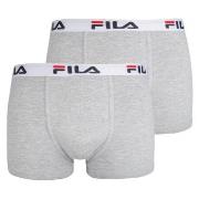 FILA Kalsonger 2P Urban Boxers Grå bomull Large Herr