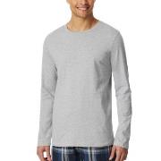 Schiesser Mix and Relax Long Sleeve Grå bomull Small Herr