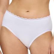 Triumph Trosor Feel Of Cotton Midi Brief Vit bomull 38 Dam