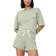 Triumph Endless Comfort Short Sleeve Pyjama Ljusgrön 40 Dam