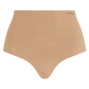 Chantelle Trosor Smooth Comfort High Waisted Thong Ljusbrun Small Dam