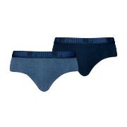 Puma Kalsonger 2P Men Everyday Brief Jeansblå bomull Medium Herr