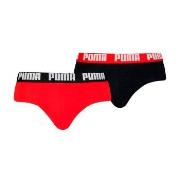 Puma Kalsonger 2P Men Everyday Brief Röd/svart bomull Large Herr