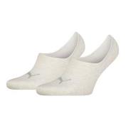 Puma Strumpor 2P Unisex Footie High Cut Socks Creme Strl 43/46