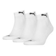 Puma Strumpor 3P Cushioned Quarter Sock Vit Strl 43/46