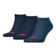 Levis Strumpor 3P Low Cut Batwing Logo Recycled Cotton Jeansblå Strl 4...