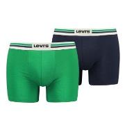 Levis Kalsonger 2P Men Sportswear Logo Boxer Brief Blå/Grön bomull Sma...