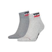 Levis Strumpor 2P Sport Mid Cut Sock Grå Strl 43/46