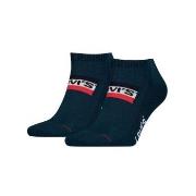 Levis Strumpor 2P Sportswear Logo Low Cut Sock Marin Strl 43/46