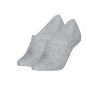 Calvin Klein Strumpor 2P Women Invisible Footie Socks Grå Strl 35/38 D...