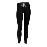 Calvin Klein Monogram High Waist Legging Svart polyamid Large Dam