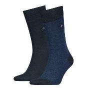 Tommy Hilfiger Strumpor 2P Men Birdeye Sock Marin Strl 43/46 Herr