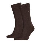 Tommy Hilfiger Strumpor 2P Men Classic Sock Brun Strl 39/42 Herr