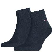 Tommy Hilfiger Strumpor 2P Men Quarter Sock Blå Strl 47/49 Herr