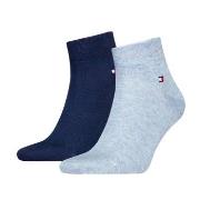 Tommy Hilfiger Strumpor 2P Men Quarter Sock Blå/Ljusblå Strl 47/49 Her...