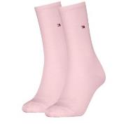 Tommy Hilfiger Strumpor 2P Women Classic Casual Socks Ljusrosa Strl 35...