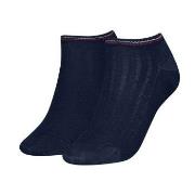 Tommy Hilfiger Strumpor 2P Women Shine Sneaker Socks Marin Strl 35/38 ...