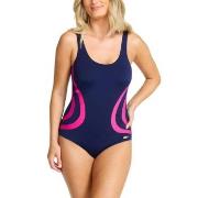 Damella Gloria Basic Chlorine Resistant Swimsuit Blå/Rosa polyester 40...