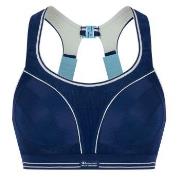 Shock Absorber BH Ultimate Run Bra Marin/Grå polyamid H 75 Dam