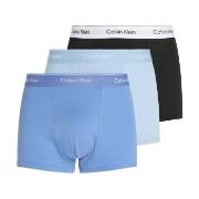 Calvin Klein Kalsonger 3P Icon Cotton Relaxed Fit Trunks Svart/Blå bom...