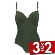 Damella Miranda Swimsuit Mörkgrön D/E 38 Dam