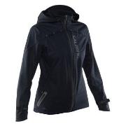 Salming Abisko Rain Jacket Women Svart polyester X-Small Dam