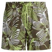 BOSS Badbyxor Piranha Swim Shorts Grön Mönstrad polyester X-Large Herr
